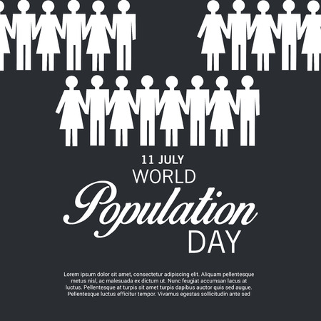 World Population Day.のイラスト素材