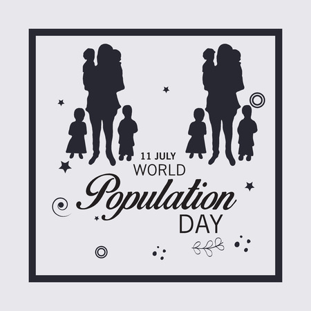 World Population Day.のイラスト素材