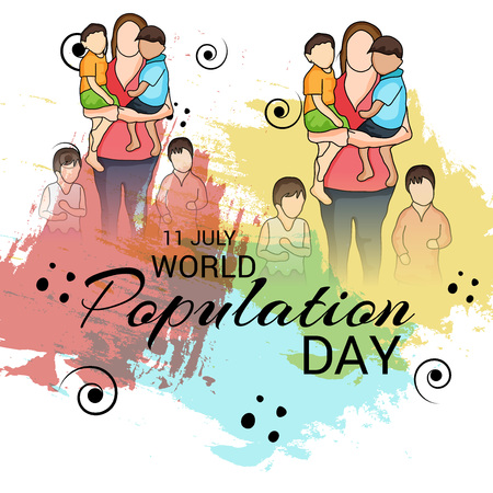 World Population Day.のイラスト素材