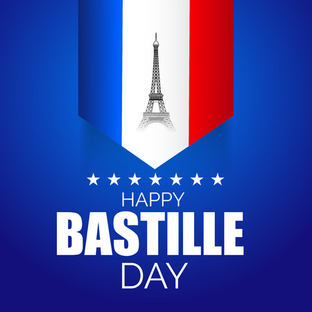 14th July Bastille Dayのイラスト素材