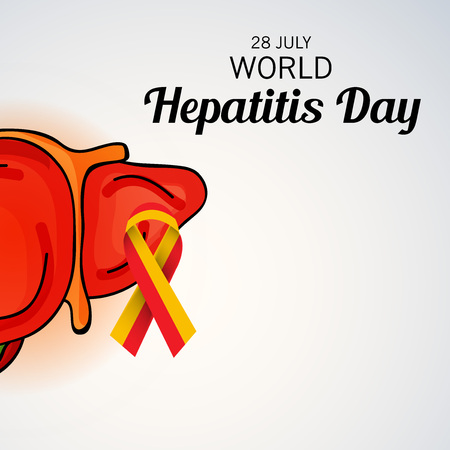 World Hepatitis Day.のイラスト素材