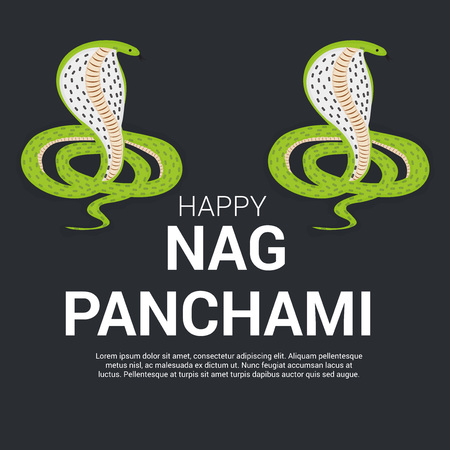 Nag Panchami.のイラスト素材