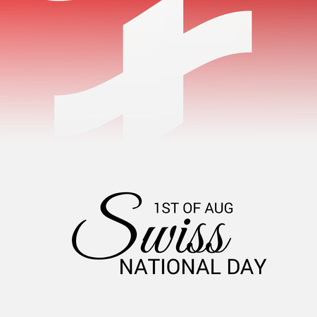 Swiss National Day.のイラスト素材