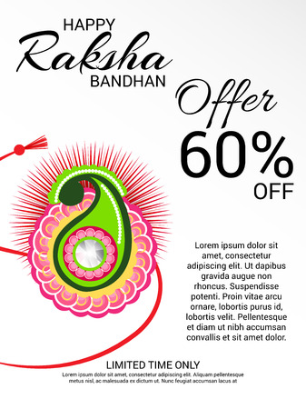 Happy Raksha Bandhan. Vector illustration.のイラスト素材