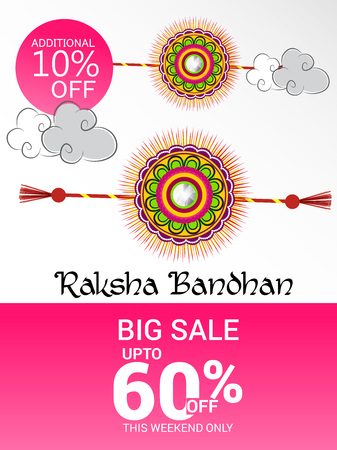 Happy Raksha Bandhan. Vector illustration.のイラスト素材