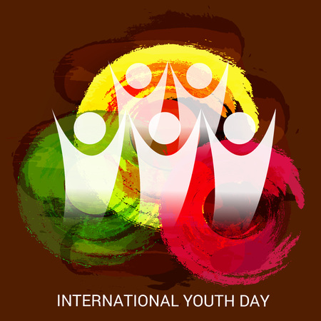International Youth Day.のイラスト素材