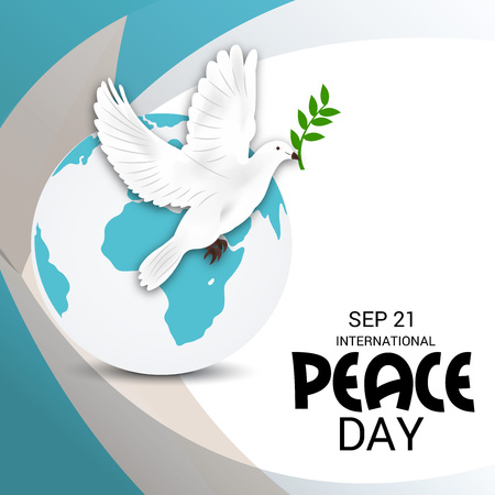 International Peace Day.のイラスト素材