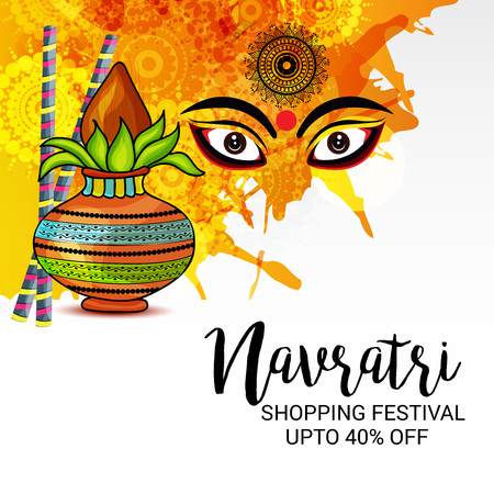 Happy Navratri.のイラスト素材