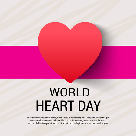 World Heart Day. vector illustrationのイラスト素材
