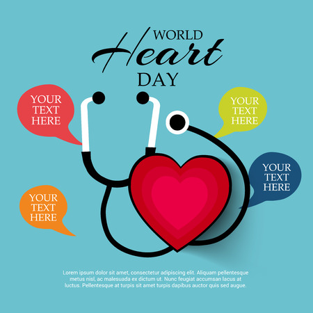 World Heart Day. vector illustrationのイラスト素材