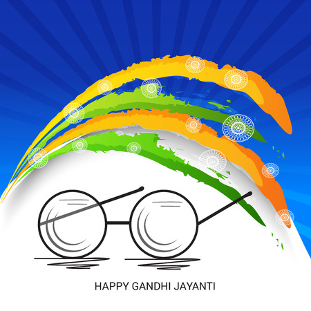 Happy Gandhi Jayanti.のイラスト素材