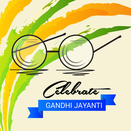 Happy Gandhi Jayanti.のイラスト素材