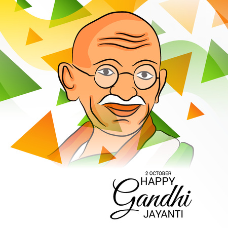 Happy Gandhi Jayanti.のイラスト素材