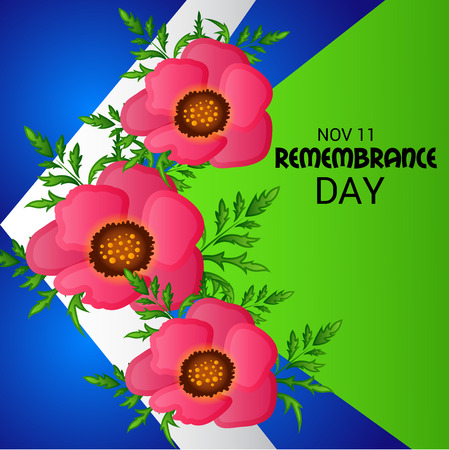 Remembrance Day vector design.のイラスト素材