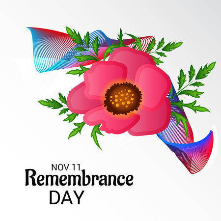 Remembrance Day. vector illustrationのイラスト素材