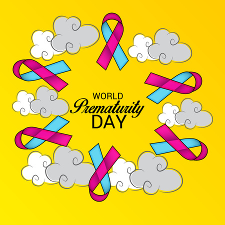 World Prematurity Day. vector illustrationのイラスト素材