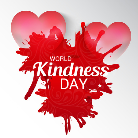World Kindness Day with heartsのイラスト素材