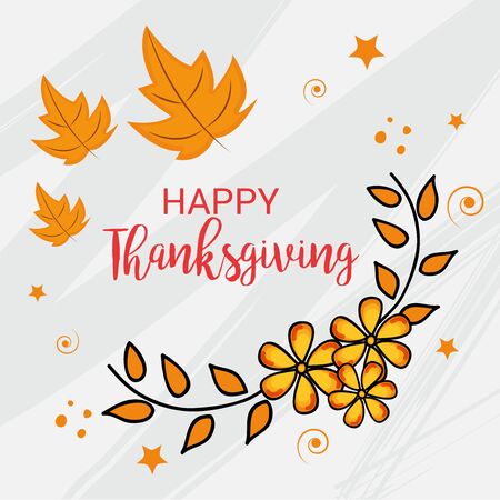 Happy Thanksgiving.のイラスト素材