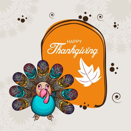 Happy Thanksgiving.のイラスト素材