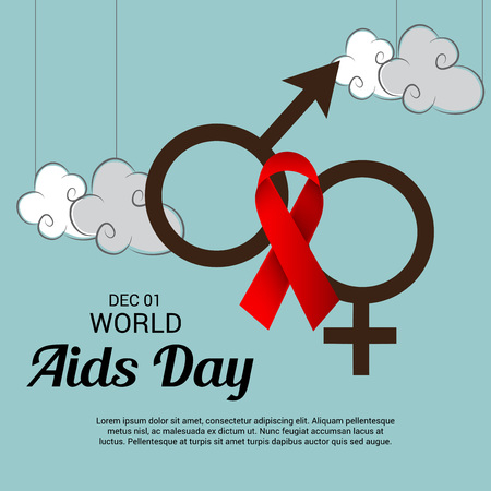 World Aids Day.のイラスト素材