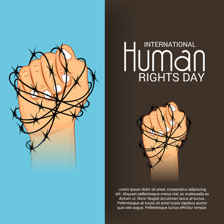 International Human Rights Day.のイラスト素材