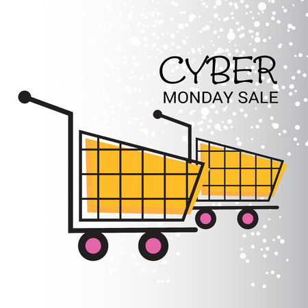 Cyber Monday Sale.のイラスト素材