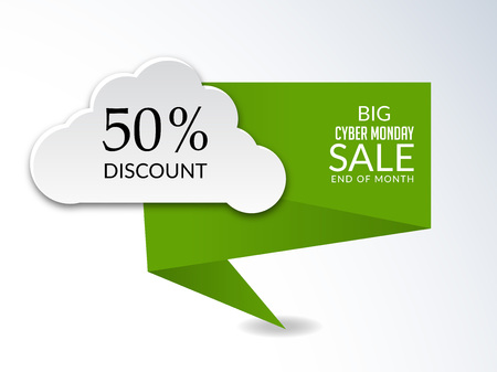 Cyber Monday Sale.のイラスト素材
