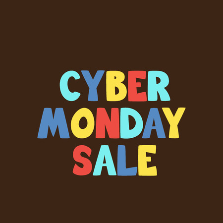Cyber Monday Sale.のイラスト素材