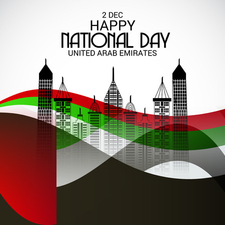 UAE National Day.のイラスト素材