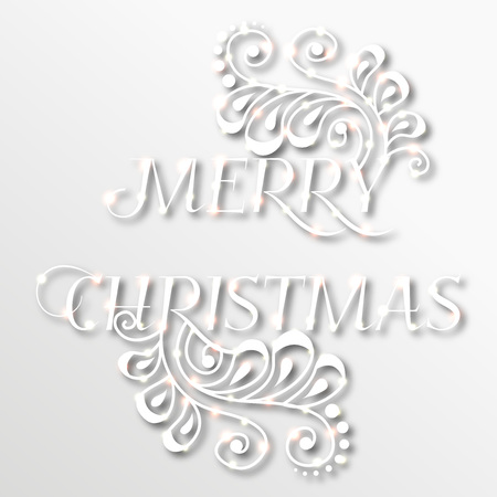 Merry Christmas vector illustration.のイラスト素材