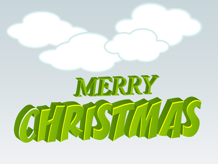 Merry Christmas.のイラスト素材