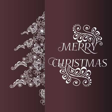 Merry Christmas.のイラスト素材