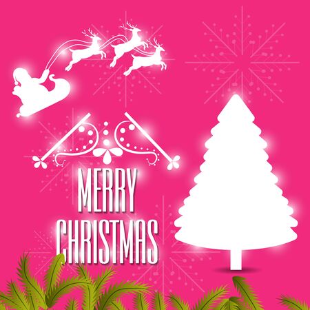 Holiday card design vector illustrationのイラスト素材