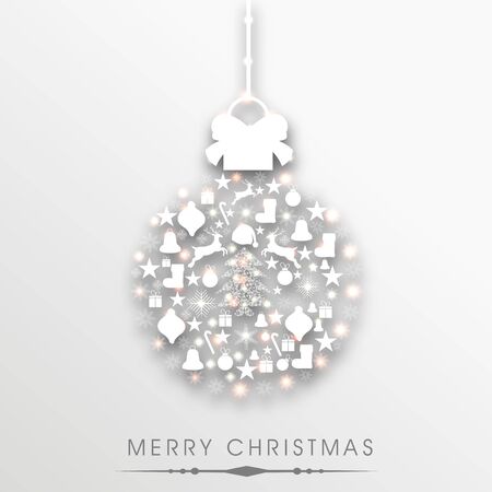 Merry Christmas vector illustration.のイラスト素材