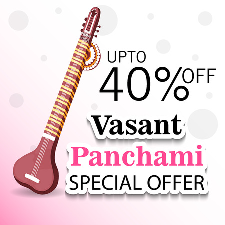 Happy Vasant Panchami.のイラスト素材