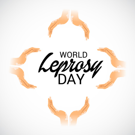 World Leprosy Day.のイラスト素材