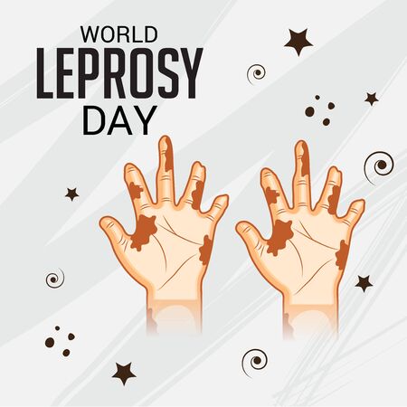 World Leprosy Day.のイラスト素材
