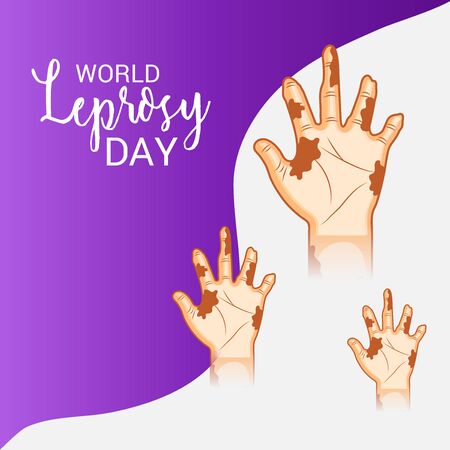 World Leprosy Day.のイラスト素材