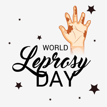 World Leprosy Day.のイラスト素材