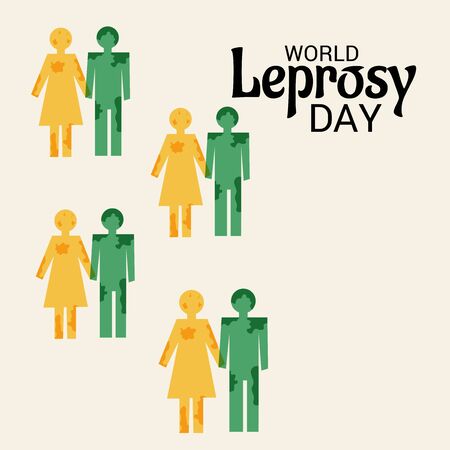 World Leprosy Day.のイラスト素材