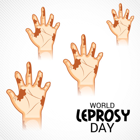World Leprosy Day.のイラスト素材