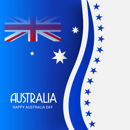 World Australia Day. Vector illustration.のイラスト素材