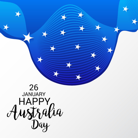 Happy Australia Day. Vector illustration.のイラスト素材