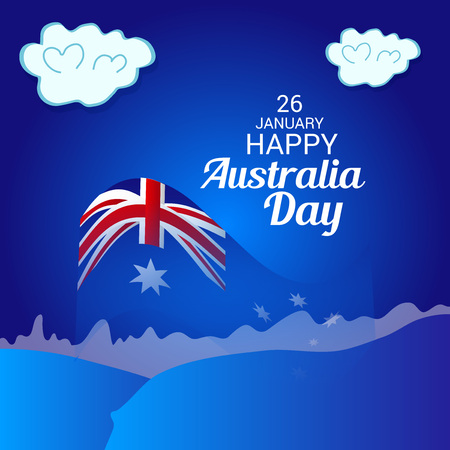 Happy Australia Day.のイラスト素材
