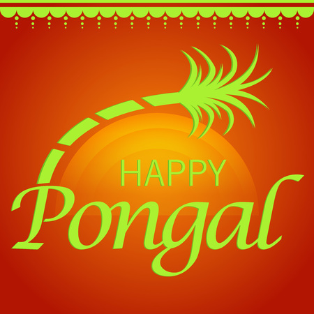 Happy Pongal.のイラスト素材