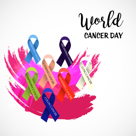 World Cancer Day.のイラスト素材