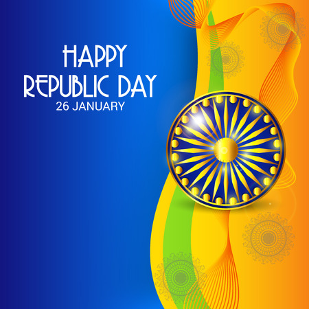 Happy Republic Day.のイラスト素材