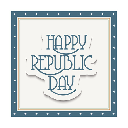 Happy Republic Day.のイラスト素材