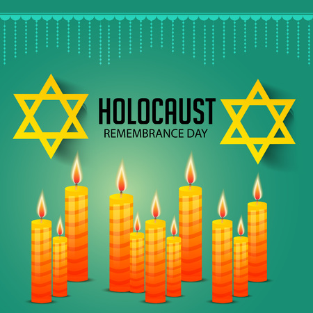 Holocaust Remembrance Day.のイラスト素材