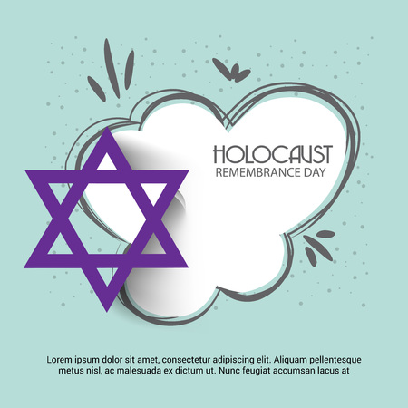 Holocaust Remembrance Day.のイラスト素材